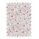 Material textil Rayher, flori, dimensiune 100x70 cm, 100% bumbac, 110 g/m2
