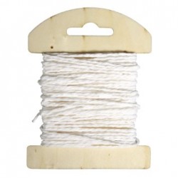 Snur hartie alb, Rayher, 1.2 mm, 10 m/rola