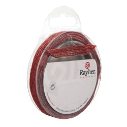 Panza de sac rosie Rayher, 10 mm, 4 m/rola Panza de sac rosie Rayher, 10 mm, 4 m/rola