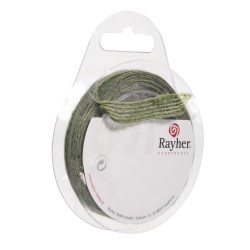 Panza de sac verde inchis Rayher, 10 mm, 4 m/rola Panza de sac verde inchis Rayher, 10 mm, 4 m/rola