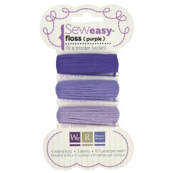 Fir Rayher, nuante de mov, 3 culori/set, 8 m/culoare