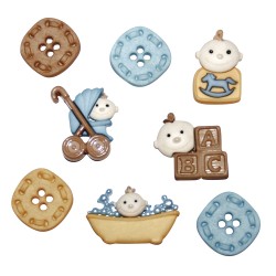 Nasturi - Baby Boy, 7buc/set Nasturi - Baby Boy, 7buc/set