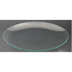 Farfurie sticla, ovala, 14 x 20 cm