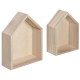 Casute lemn natur, FSC Mix, 14x10x4 cm+12.5x8.5x4 cm, 2 buc/set