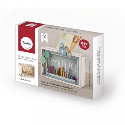 Kit creativ Pusculita 3D Happy Birthday, lemn natur,11,5x8,5x5cm Kit creativ Pusculita 3D Happy Birthday, lemn natur,11,5x8,5x5cm