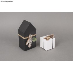 Decoratiune Craciun, ramuri de brad, 8.7-13cm, Rayher, 5/set