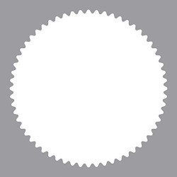 Perforator Rayher, cerc, bordura decorativa, 5.08cm