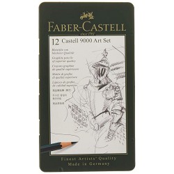 Set Creion Grafit Castell 9000 Faber-Castell Set Creion Grafit Castell 9000 Faber-Castell