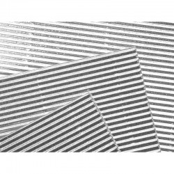 Carton ondulat metalic, A4, 276g/mp, argintiu, 10 bucati/set