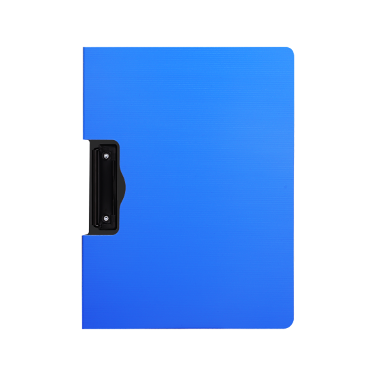 Clipboard A4 dublu, DELI, format landscape, albastru
