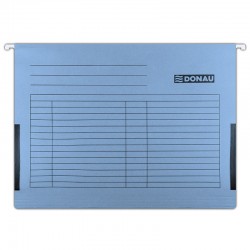 Dosar suspendabil cu burduf si eticheta , bagheta metalica, DONAU - albastru Dosar suspendabil cu burduf si eticheta , bagheta metalica, DONAU - albastru