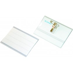 Ecuson cu ac si clip, 58 x 90 mm, DONAU Ecuson cu ac si clip, 58 x 90 mm, DONAU