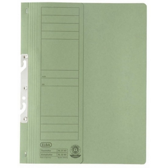 Dosar carton incopciat 1/1 ELBA - verde