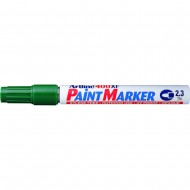 Marker cu vopsea ARTLINE 400XF, corp metalic, varf rotund 2.3mm - verde