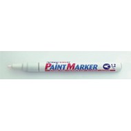 Marker cu vopsea ARTLINE 440XF, corp metalic, varf rotund 1.2mm - alb