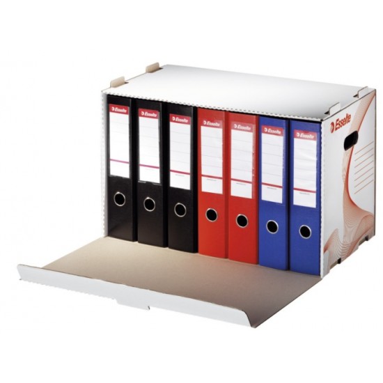 Container arhivare ESSELTE Standard, bibliorafturi, deschidere laterala