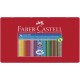Creioane colorate in cutie metal 36 culori/set, Grip 2001 Faber Castell