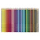 Creioane colorate in cutie metal 36 culori/set, Grip 2001 Faber Castell