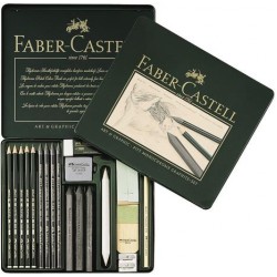 Set Pitt Monochrome Grafit Faber-Castell Set Pitt Monochrome Grafit Faber-Castell