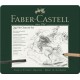 Set Pitt Monochrome Faber-Castell, 24 carbuni/set