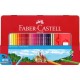Creioane colorate 48 culori, cutie metalica, Faber-Castell