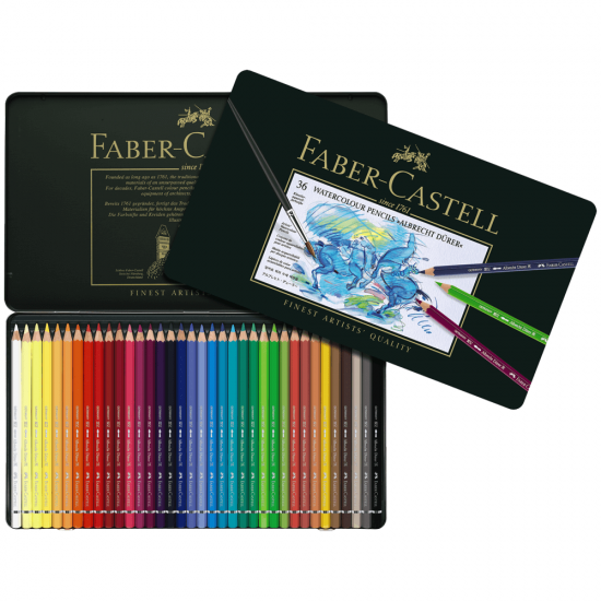Creioane Colorate Acuarela A.Durer Faber-Castell, 36/set