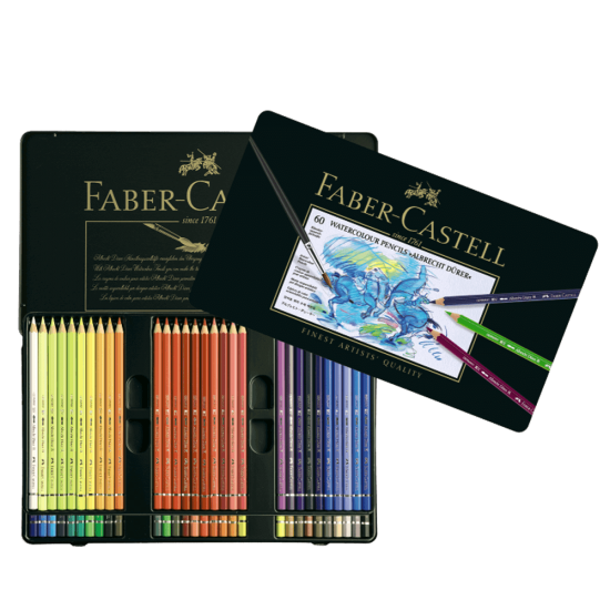 Creioane Colorate Acuarela A.Durer Faber-Castell, 60/set