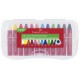 Creioane cerate Jumbo , 12 culori/set, cutie plastic, Faber-Castell