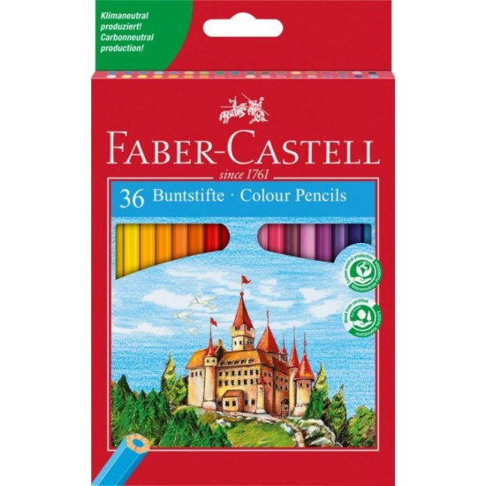 Creioane colorate 36culori/set, Faber-Castell
