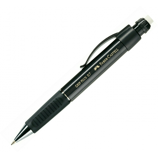 Creion Mecanic 0.7mm Grip Plus 1307 Faber-Castell - Negru