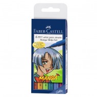 Pitt Artist Pen Manga Set Shojo Faber-Castell