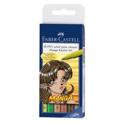 Pitt Artist Pen Manga Set Kaioro Faber-Castell