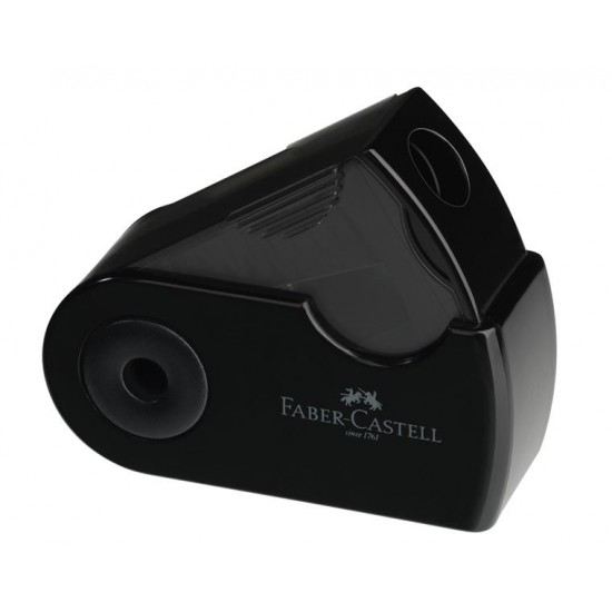Ascutitoare Plastic Simpla Sleeve-Mini Faber-Castell, neagră