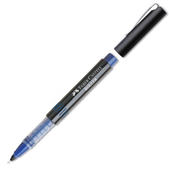 Roller 0.5 mm Free Ink Faber-Castell, albastru