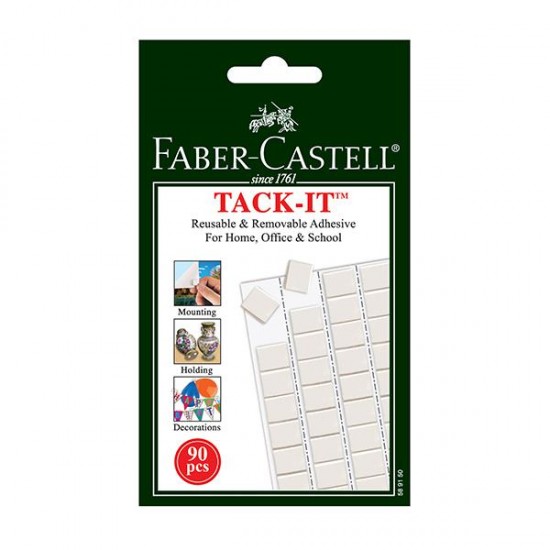 Pastile adezive Faber Castell, 90 piese