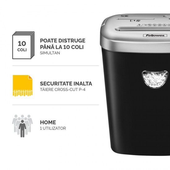 Distrugator documente 53C CROSS-CUT FELLOWES Distrugator documente 53C CROSS-CUT FELLOWES