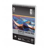 Bloc Desen Spira A4 190g 24file Culori Acrilice