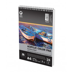 Bloc Desen Spira A4 190g 24file Culori Acrilice Bloc Desen Spira A4 190g 24file Culori Acrilice