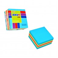 Cub notes autoadeziv 51 x 51 mm, 250 file, Stick"n - 4 culori asortate