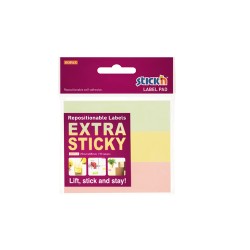 Etichete autoadezive 25 x 88 mm, 3 x 30 etichete/set Stick"n Extra sticky label - pastel asortate Etichete autoadezive 25 x 88 mm, 3 x 30 etichete/set Stick"n Extra sticky label - pastel asortate