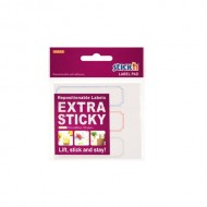 Etichete autoadezive 25 x 88 mm, 3 x 30 etichete/set Stick"n Extra sticky label - albe- chenar color