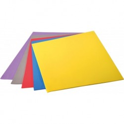 Moosgummi A4 simplu, 2 mm, 10 bucati/set, GALBEN