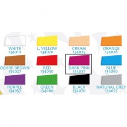 Moosgummi A4 simplu, 2 mm, 10 bucati/set, ROZ INCHIS