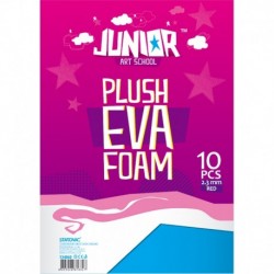 Moosgummi PLUSH A4, 2.3 mm, 10 bucati/set, ALBASTRU