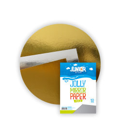 Carton colorat OGLINDA, A4, 250g/m2, argintiu, 10 buc/set Carton colorat OGLINDA, A4, 250g/m2, argintiu, 10 buc/set