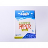 Carton HOLOGRAFIC, A4, ALBASTRU, 250 g/mp, 10 coli/set