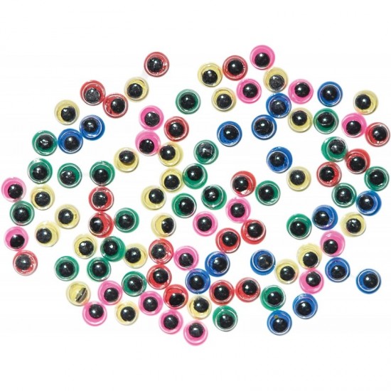 Ochisori plastic, color, 5 mm, 100 buc/set