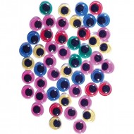 Ochisori plastic, color, 10 mm, 50 buc/set