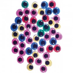 Ochisori plastic, color, 10 mm, 50 buc/set