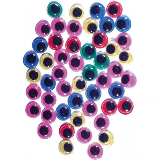 Ochisori plastic, color, 10 mm, 50 buc/set